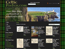 Tablet Screenshot of celticposters.com